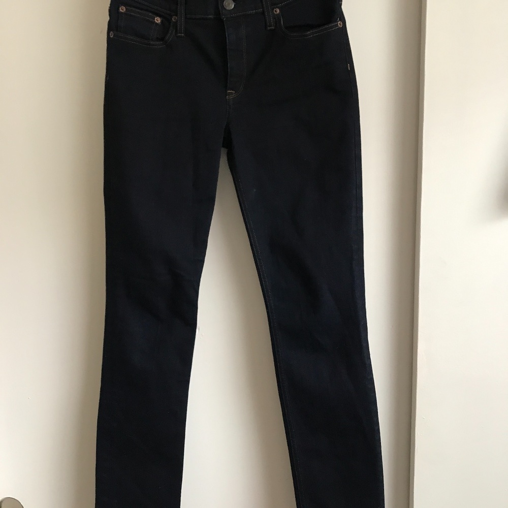 J Crew Dark Wash Matchstick Jeans